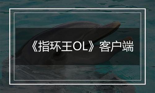 《指环王OL》客户端最新版