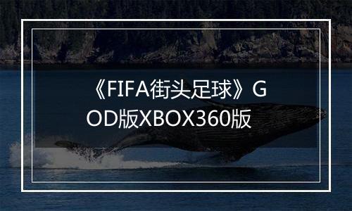 《FIFA街头足球》GOD版XBOX360版
