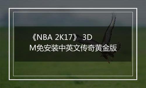 《NBA 2K17》 3DM免安装中英文传奇黄金版