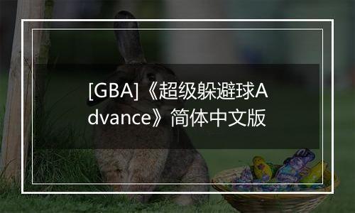 [GBA]《超级躲避球Advance》简体中文版最新版