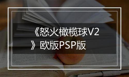 《怒火橄榄球V2》欧版PSP版最新版