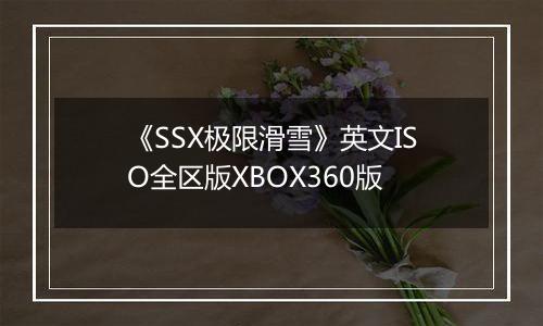 《SSX极限滑雪》英文ISO全区版XBOX360版