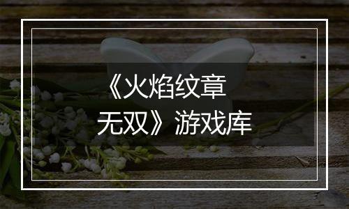 《火焰纹章 无双》游戏库