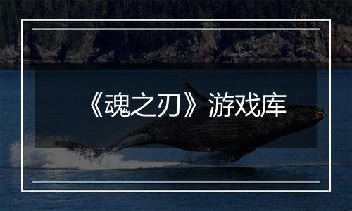 《魂之刃》游戏库