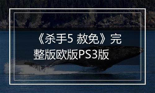 《杀手5 赦免》完整版欧版PS3版