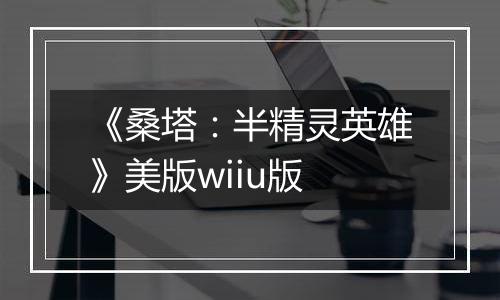 《桑塔：半精灵英雄》美版wiiu版