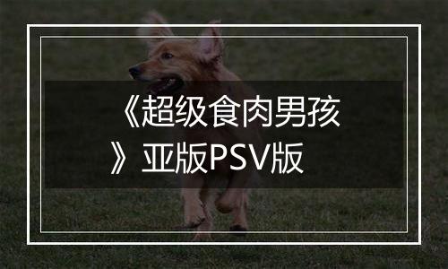 《超级食肉男孩》亚版PSV版