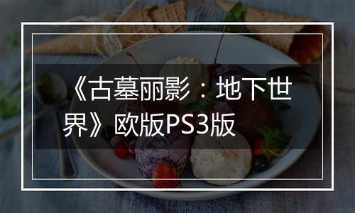 《古墓丽影：地下世界》欧版PS3版