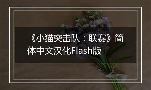 《小猫突击队：联赛》简体中文汉化Flash版