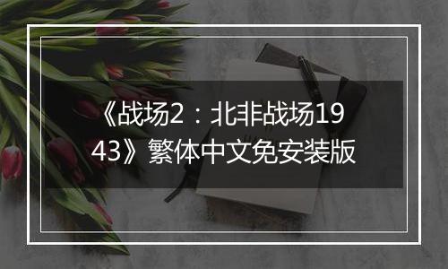 《战场2：北非战场1943》繁体中文免安装版最新版
