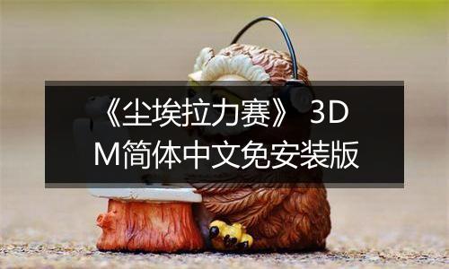 《尘埃拉力赛》 3DM简体中文免安装版