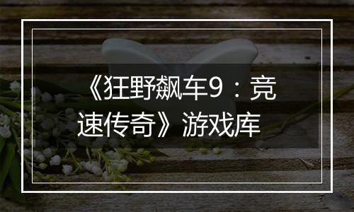 《狂野飙车9：竞速传奇》游戏库