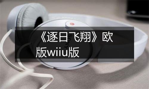 《逐日飞翔》欧版wiiu版