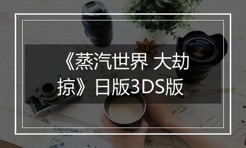 《蒸汽世界 大劫掠》日版3DS版