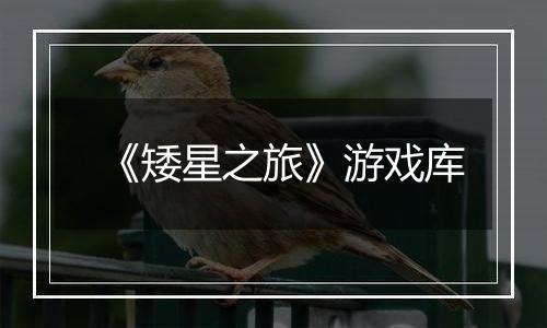 《矮星之旅》游戏库
