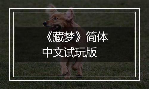 《藏梦》简体中文试玩版