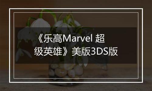 《乐高Marvel 超级英雄》美版3DS版