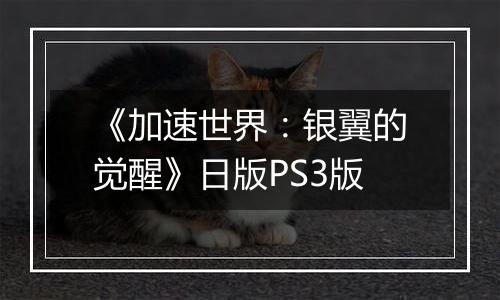 《加速世界：银翼的觉醒》日版PS3版
