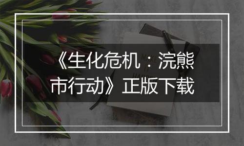 《生化危机：浣熊市行动》正版下载