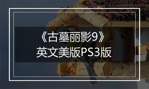 《古墓丽影9》 英文美版PS3版