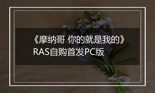 《摩纳哥 你的就是我的》 RAS自购首发PC版