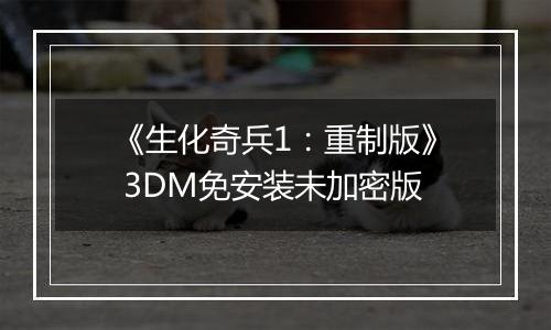 《生化奇兵1：重制版》 3DM免安装未加密版