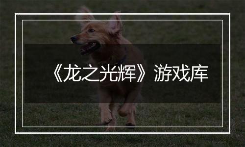 《龙之光辉》游戏库
