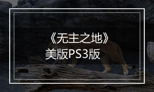 《无主之地》美版PS3版