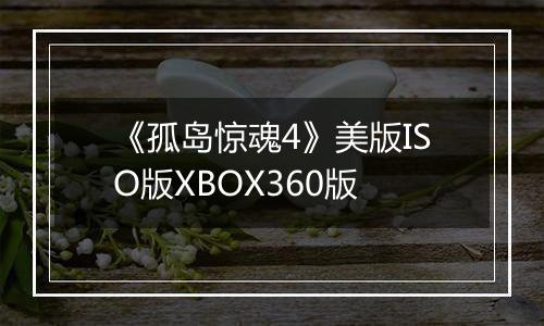 《孤岛惊魂4》美版ISO版XBOX360版