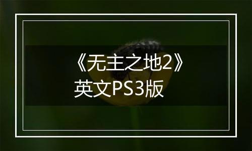 《无主之地2》 英文PS3版