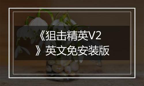 《狙击精英V2 》英文免安装版