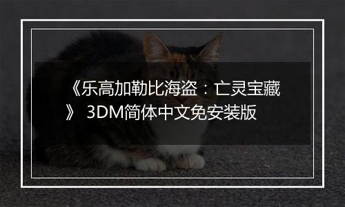 《乐高加勒比海盗:亡灵宝藏》 3DM简体中文免安装版