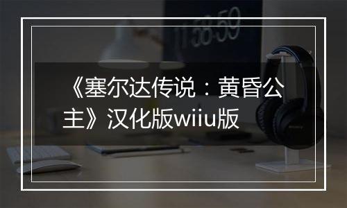 《塞尔达传说：黄昏公主》汉化版wiiu版