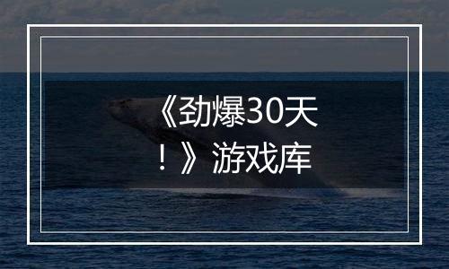《劲爆30天！》游戏库