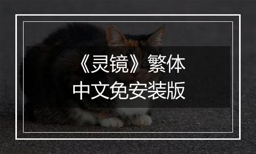 《灵镜》繁体中文免安装版