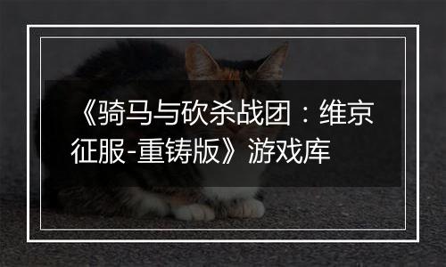 《骑马与砍杀战团：维京征服-重铸版》游戏库