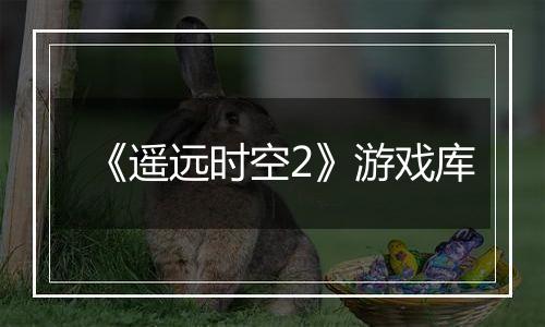 《遥远时空2》游戏库