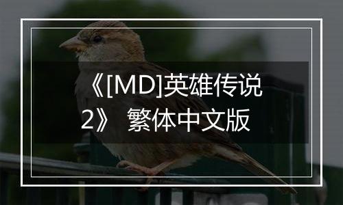 《[MD]英雄传说2》 繁体中文版