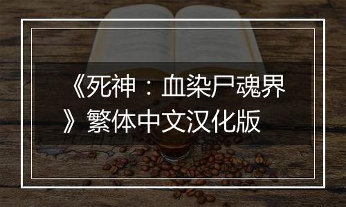 《死神：血染尸魂界》繁体中文汉化版