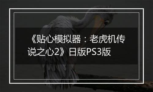 《贴心模拟器:老虎机传说之心2》日版PS3版