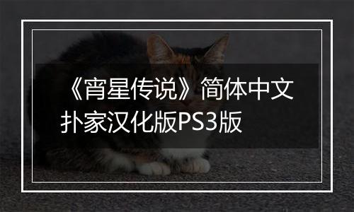 《宵星传说》简体中文扑家汉化版PS3版