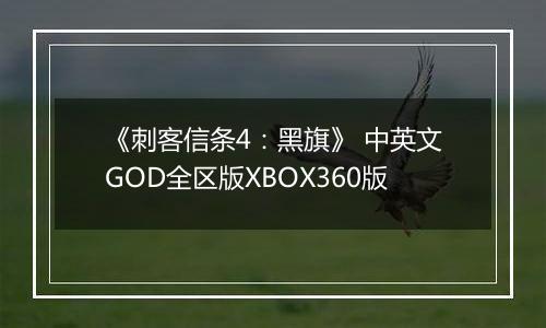 《刺客信条4：黑旗》 中英文GOD全区版XBOX360版