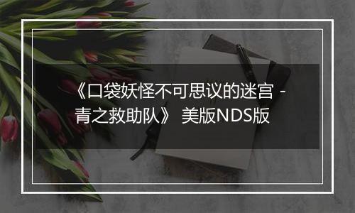 《口袋妖怪不可思议的迷宫 - 青之救助队》 美版NDS版