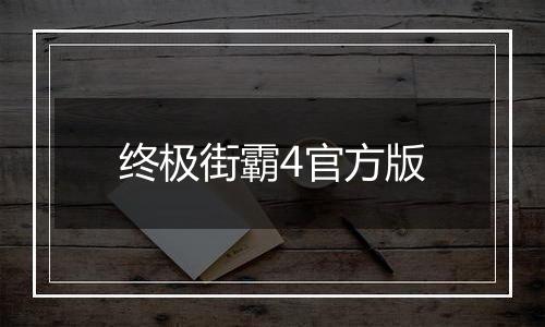 终极街霸4官方版