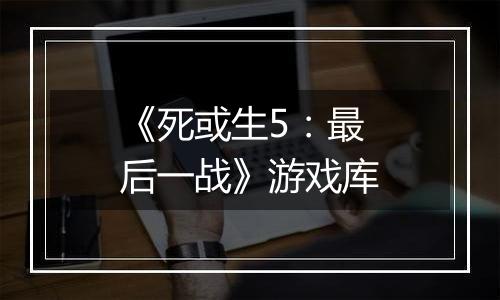 《死或生5：最后一战》游戏库