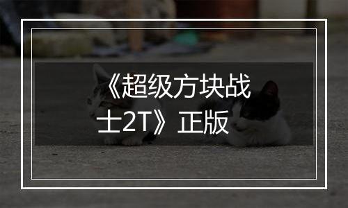 《超级方块战士2T》正版最新版