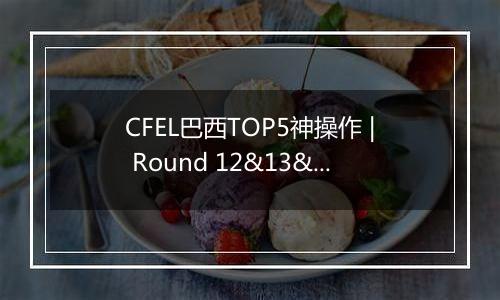 CFEL巴西TOP5神操作 | Round 12&13&14
