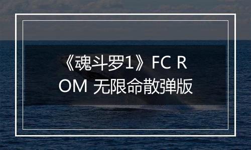 《魂斗罗1》FC ROM 无限命散弹版