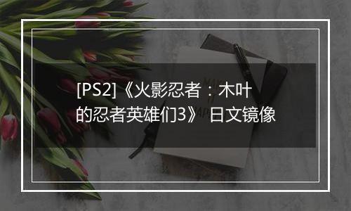 [PS2]《火影忍者：木叶的忍者英雄们3》 日文镜像