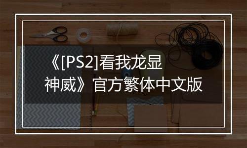 《[PS2]看我龙显神威》官方繁体中文版